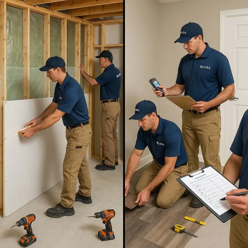 Repairs and Reconstruction process in Ten Mile Run, NJ