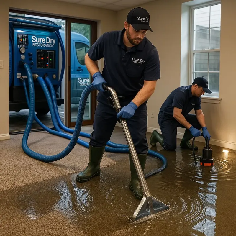 Water Extraction and Removal process in Ten Mile Run, NJ